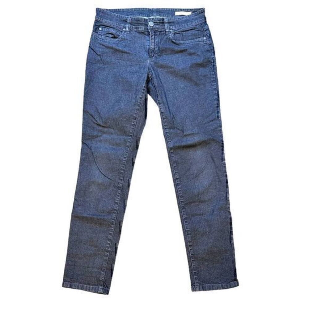 Eileen Fisher Grey Wash Organic Cotton Blend Stretchy‎ Skinny Jeans Size 4